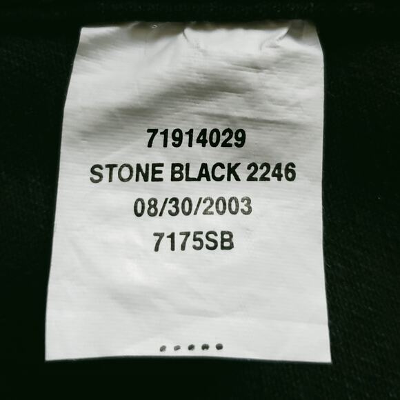 THE HAUNTED Tour 2004 black denim jeans jacket heavy thrash death metal band XL - Picture 6 of 8